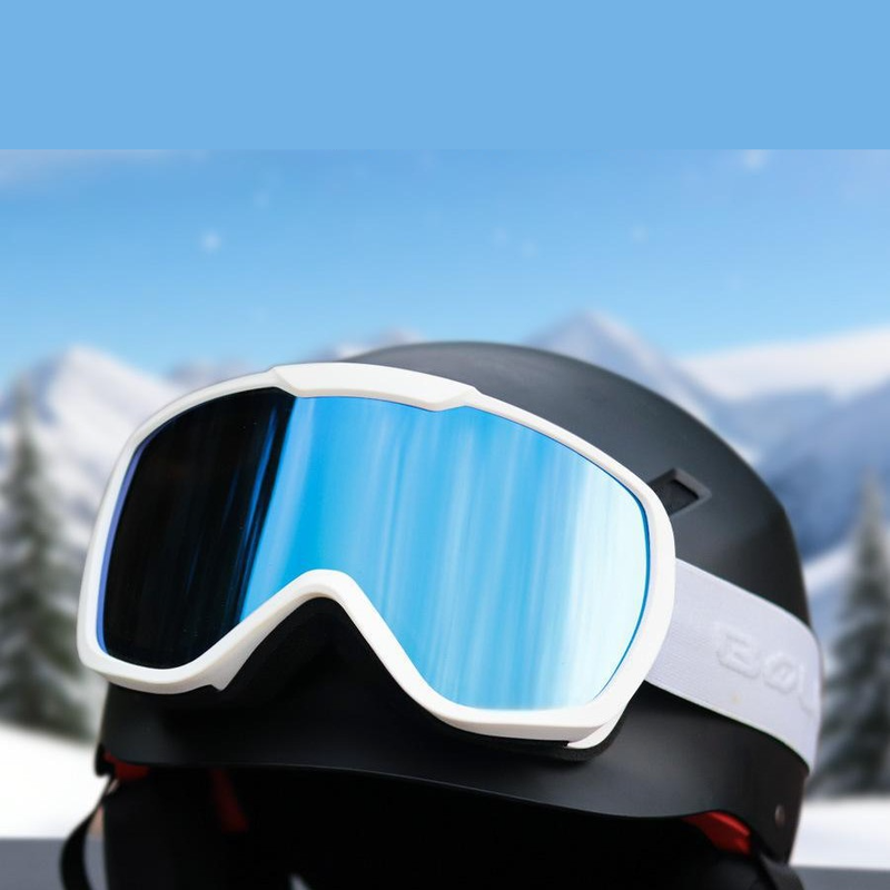 New Protective Mountaineering Snow Goggles Snap-on Myopia Cylindrical Double-layer Anti-fog Ski Equipment_voghion.com