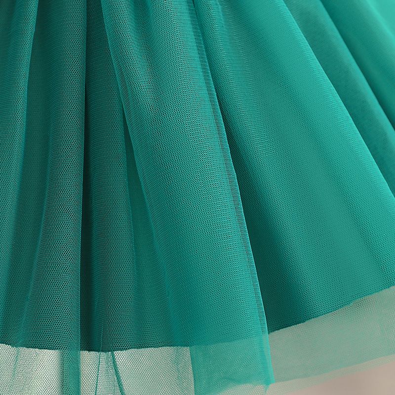 Kinderkleding Meisjes Prinsessenjurk Kinderbruidsjurk Bloemenmeisjesjurk Gastheer Pianovoorstelling Kostuum Pluizige Gaasrok Gastheer_voghion.com