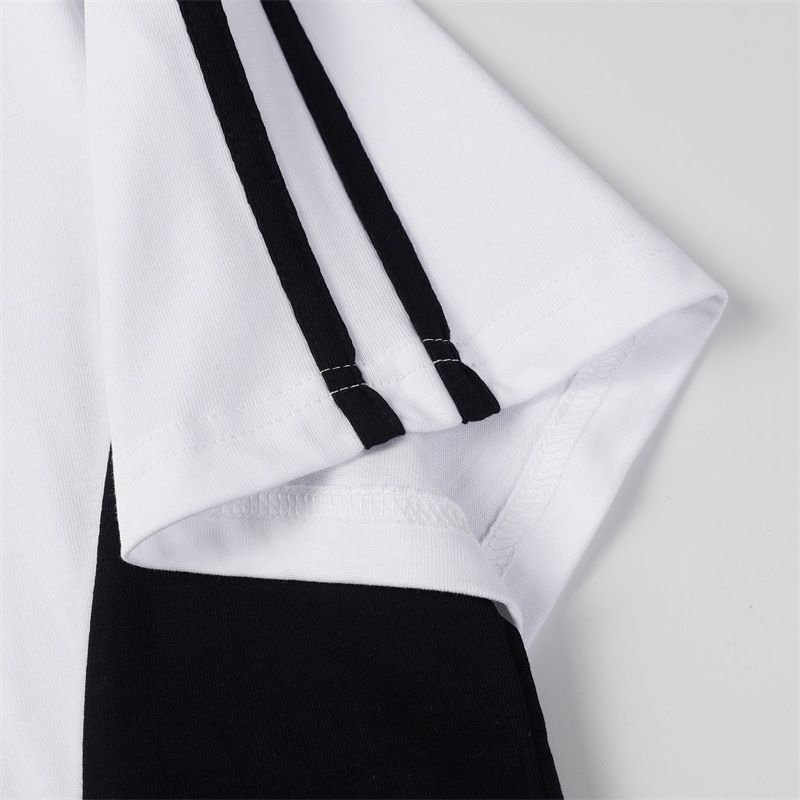Camiseta informal de manga corta estilo jersey raglán estilo americano Xu Minghao de estilo coreano Ames para parejas_voghion.com