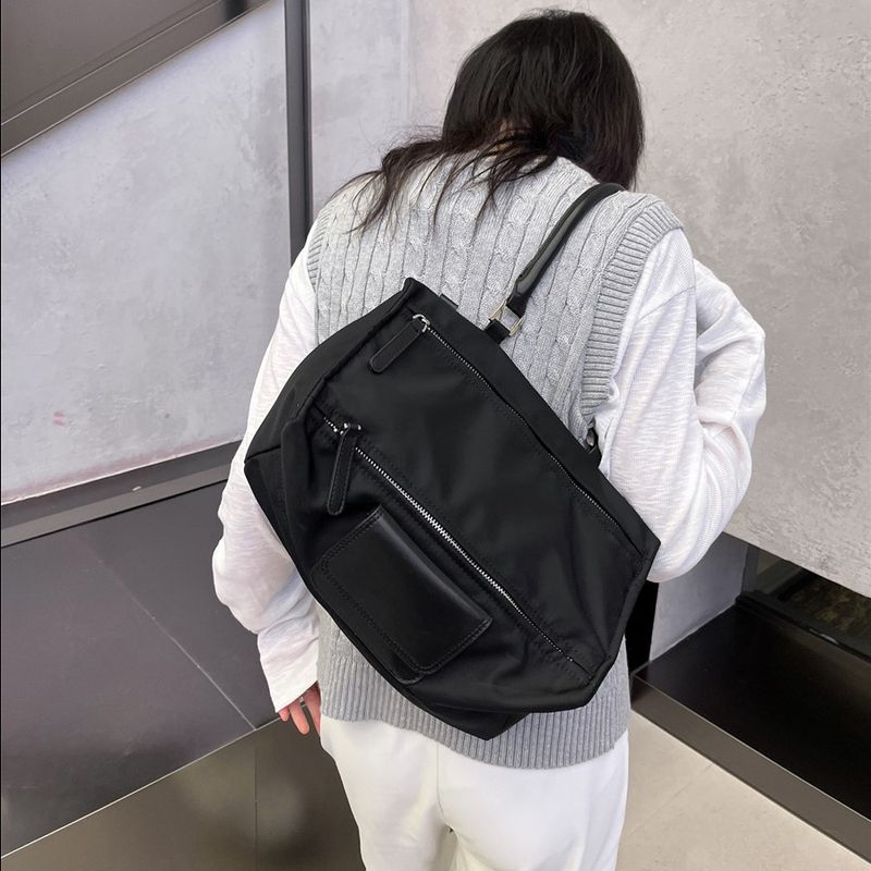 Borsa a tracolla da donna, versatile, alla moda, con stampa leopardata, elegante, di alta qualità, grande capacità, in tessuto Oxford_voghion.com