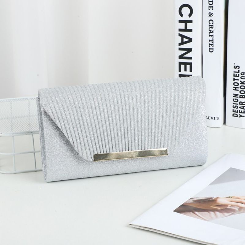 Borsa regalo da sera con chiusura magnetica in metallo con catena a forma di conchiglia, per feste, mondane, da tenere in mano_voghion.com
