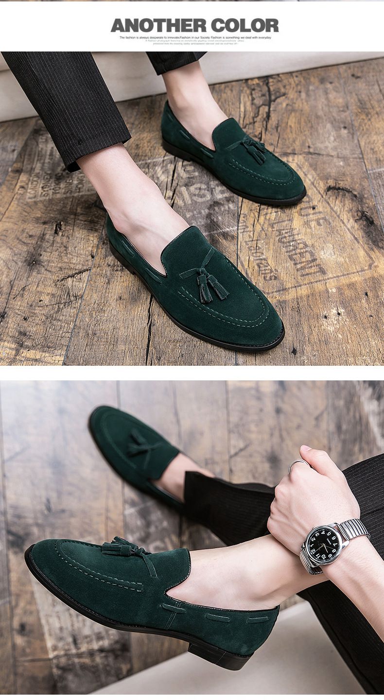 2025 Trendy Loafers Summer Slip-On Moccasins Lazy One-Step Soft Sole British Style Casual Leather Men's Shoes_voghion.com