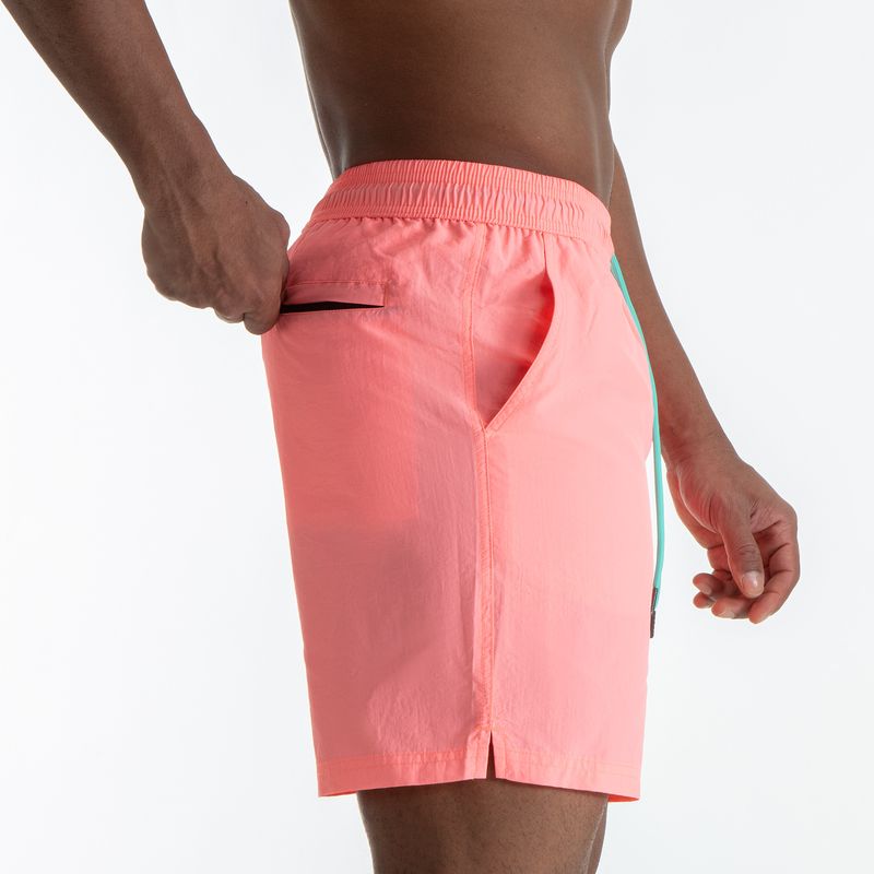 Pantaloncini da spiaggia da uomo in stile europeo - Impermeabili e foderati per spiaggia e nuoto (cavallo con tassello, vestibilità ampia, asciugatura rapida, nero/blu, dalla S alla XXL)_voghion.com