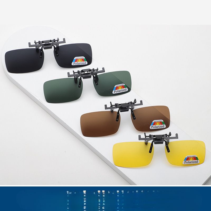 Neu Sonnenbrille Polarisierte Clip-On Fahren Für Männer Und Frauen Nachtsicht_voghion.com