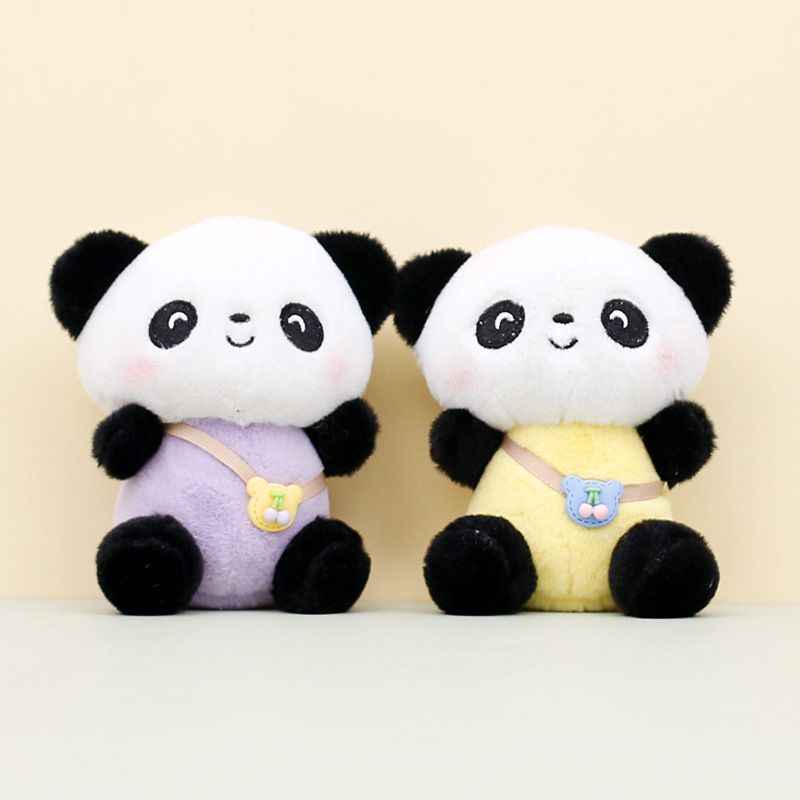 Panda Keychain Adorable Plush New Cute Stuffed Animal Toy For Bags Couples And_voghion.com