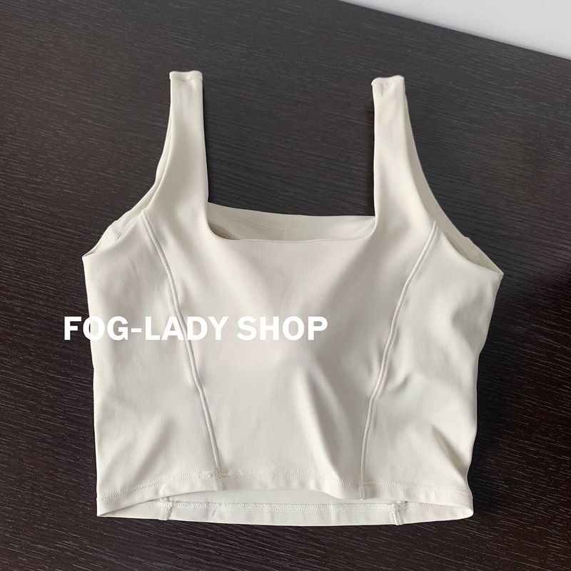 Sous-vêtements de sport une pièce pratiques et faciles à porter pour femmes, gilet de yoga, hauts à bonnets fixes, soutien-gorge sans usure_voghion.com