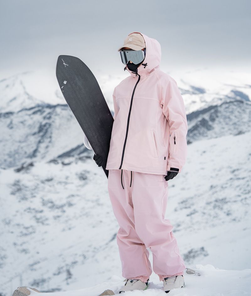 Completo invernale da esterno taglie forti, pantaloni da snowboard per coppie, per donne e uomini_voghion.com