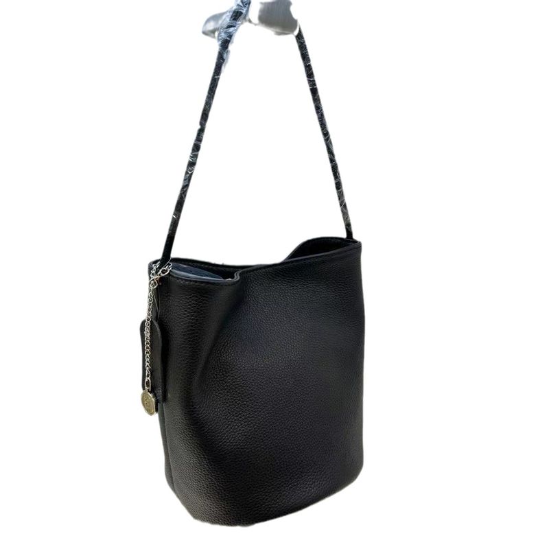 Bolso de mano coreano de un solo hombro, de gran capacidad, de piel auténtica de alta gama, de gamuza, minibolso para mujer_voghion.com