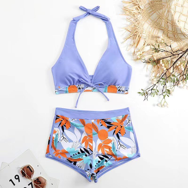 Kadın Giyim Seksi Yüksek Bel Bölünmüş Bikini Kadın Mayo_voghion.com