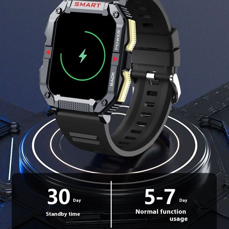 2025 New Sports Outdoor Three-Proof 30m Waterproof Swimming Bluetooth Call Smart Watch For Men_voghion.com