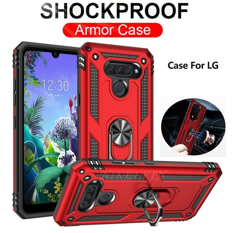Rotierender Metall-Fingerring, stoßfeste Hülle für LG K92 5G K61 K53 K52 K51S K40S K32 K31 K22 Plus Q61 Q60 Q51 Stylo 7 6 Ha_voghion.com