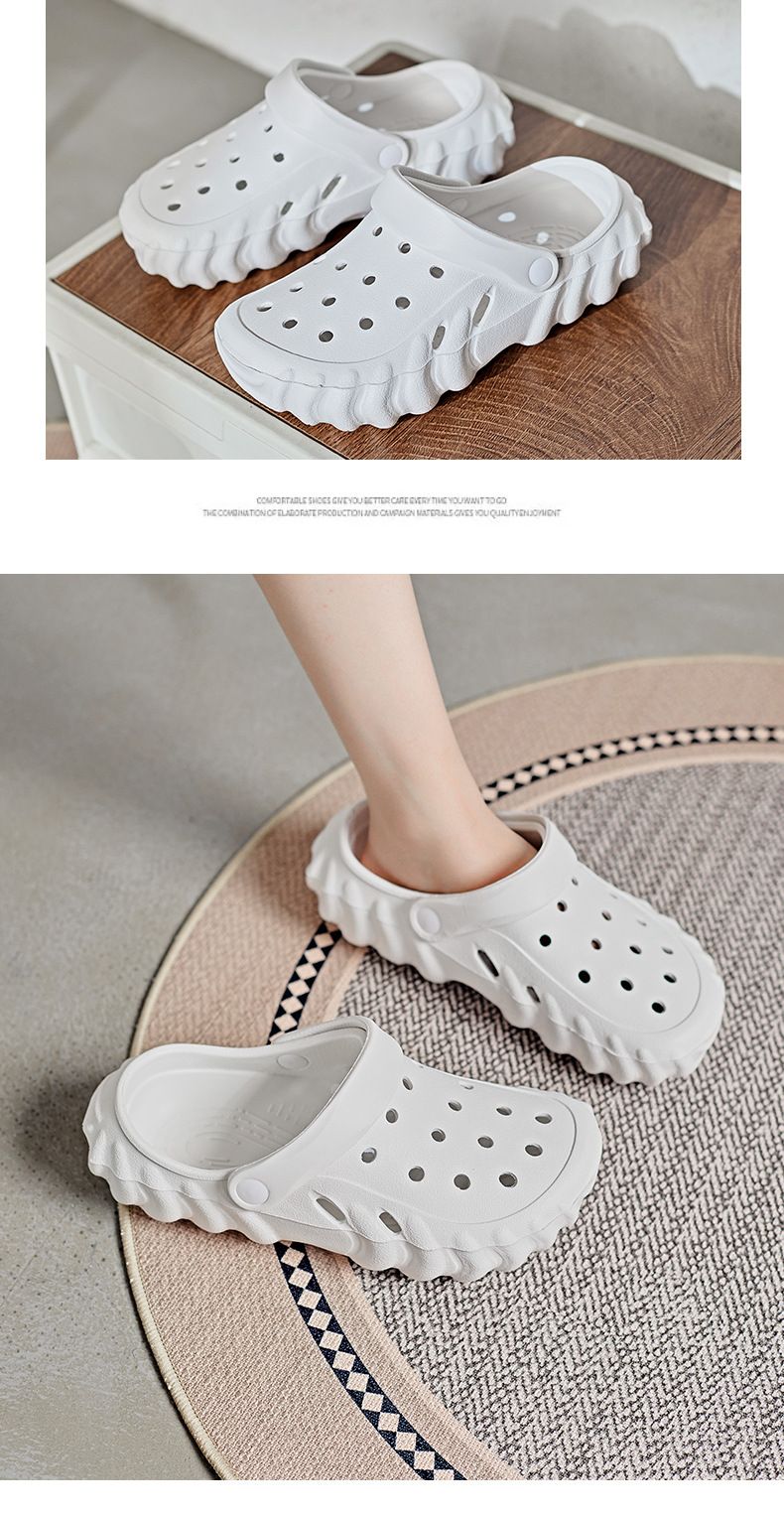 Scarpe con plateau per coppie da uomo, aumentano l'usura, pantofole da spiaggia casual_voghion.com