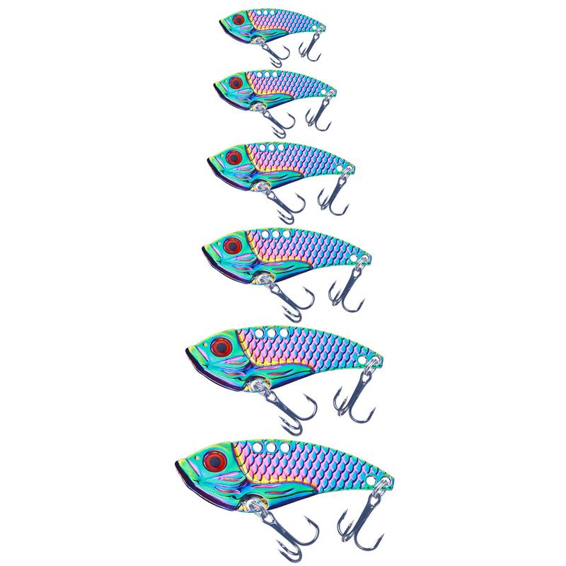 Vib3g Dragon Scale Colorato Lancio Lungo Metallo Piccolo Paillettes Piastra di Ferro Bionico Micro Esca da Pesca_voghion.com