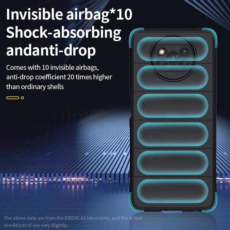 Custodia protettiva Airbag Piumino Heave Duty per Xiaomi Poco F3 F4 GT X3 NFC POCO X4 M4 Pro Armor Custodia rigida antiurto per telefono_voghion.com