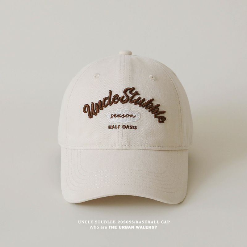 Șapcă de baseball cu design original, stil coreean, cu bor larg, față care arată fața mică, șapcă cu cioc de rață, cuplu, modă, toate potrivirile, pălărie de soare_voghion.com