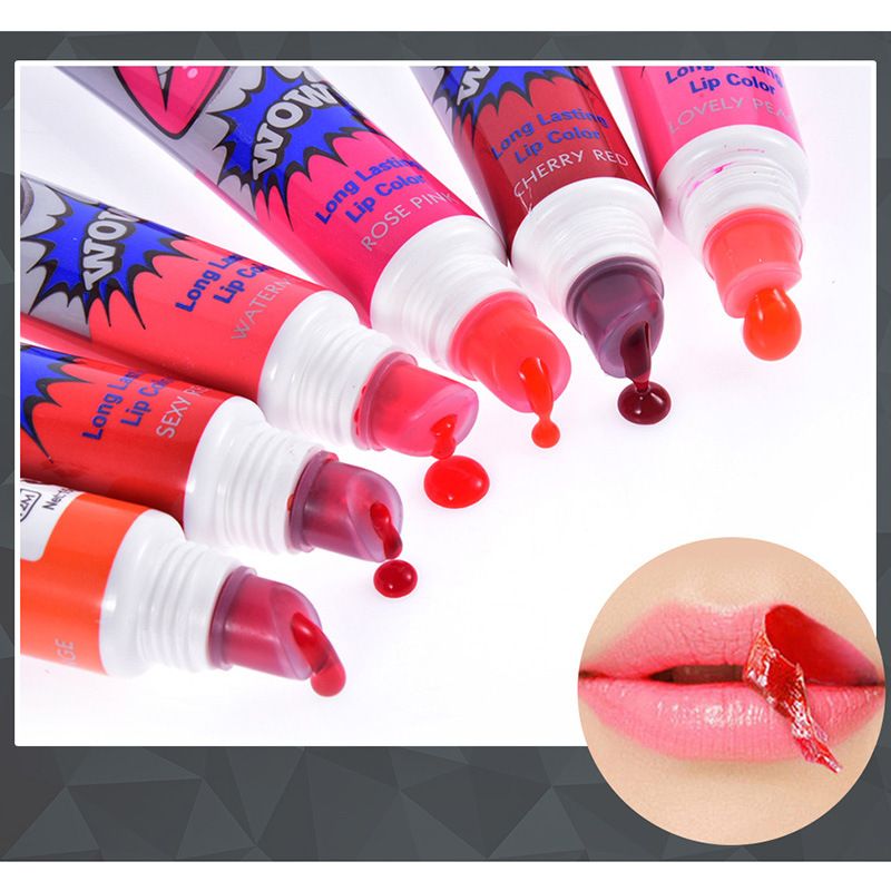 Exportación transfronteriza hidratante y no es fácil de quitar el maquillaje Lápiz labial sexy Brillo labial Lágrima Brillo labial OSO ROMÁNTICO Color de labios_voghion.com