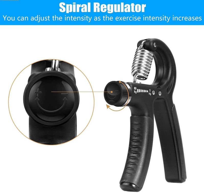 In Stock Strengthener Kit Hand Trainer Grip Ball Finger Exerciser Shoulder Strength Counter Set Spring_voghion.com