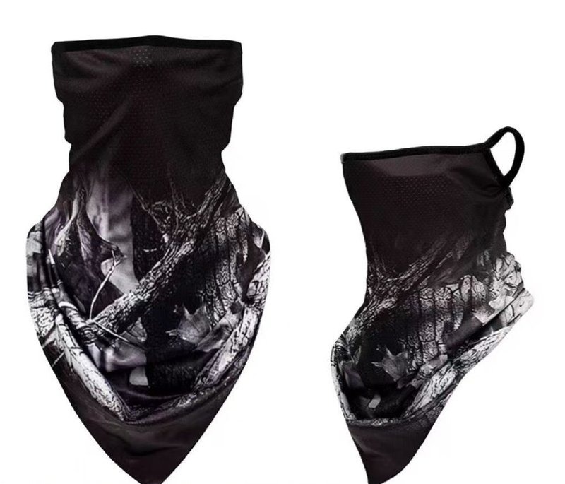 Maschera solare triangolare in seta di ghiaccio, scudo, ciclismo all'aperto, pesca, sciarpa antivento, viso da uomo e da donna_voghion.com