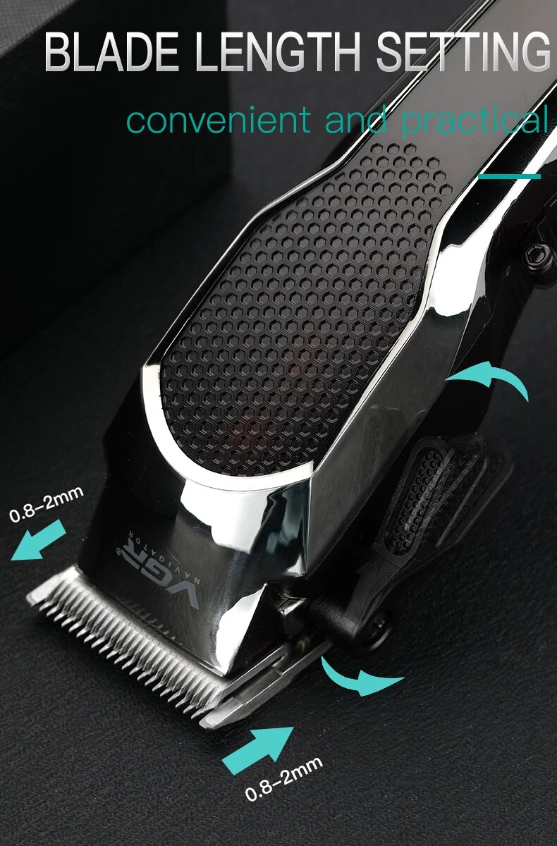 Corded Cordless Professional Hair Clipper For Men Hair Trimmer Rechargeable Hair Cutting Machine Electric Haircut Salon_voghion.com
