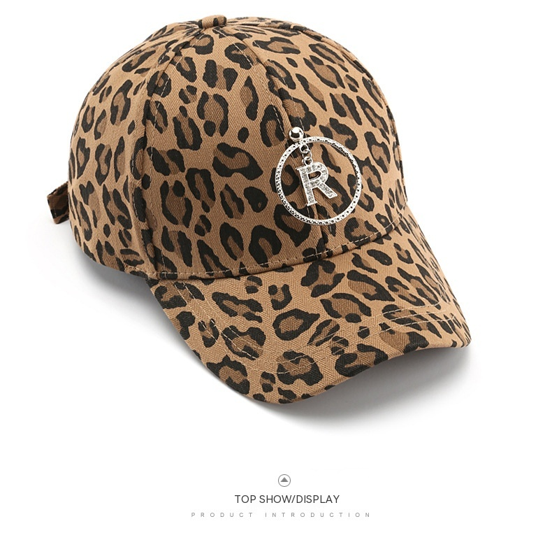 Modische und minimalistische Baseballkappe mit Leopardenmuster. Beliebte Outdoor-Straßensport-Entenschnabelkappe für Männer und Frauen in Europa und Amerika_voghion.com