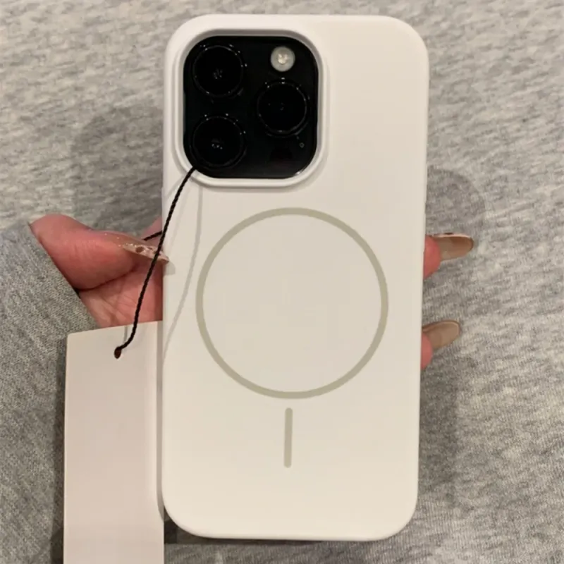 Original Liquid Silicone Candy Color Matte Case For Iphone 17Air 16 15 14 Plus 13 12 Pro Max Skin-Feel Protect_voghion.com