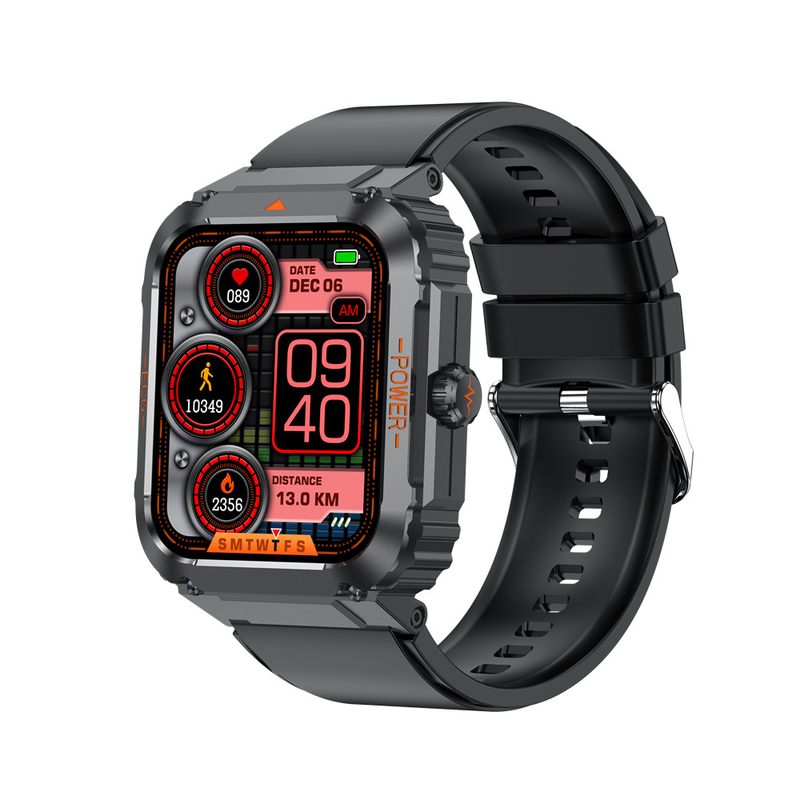 Nuevo reloj inteligente ET550 con Bluetooth, llamadas, ECG, electrocardiograma, glucosa en sangre, frecuencia cardíaca, monitoreo de temperatura y ejercicio._voghion.com