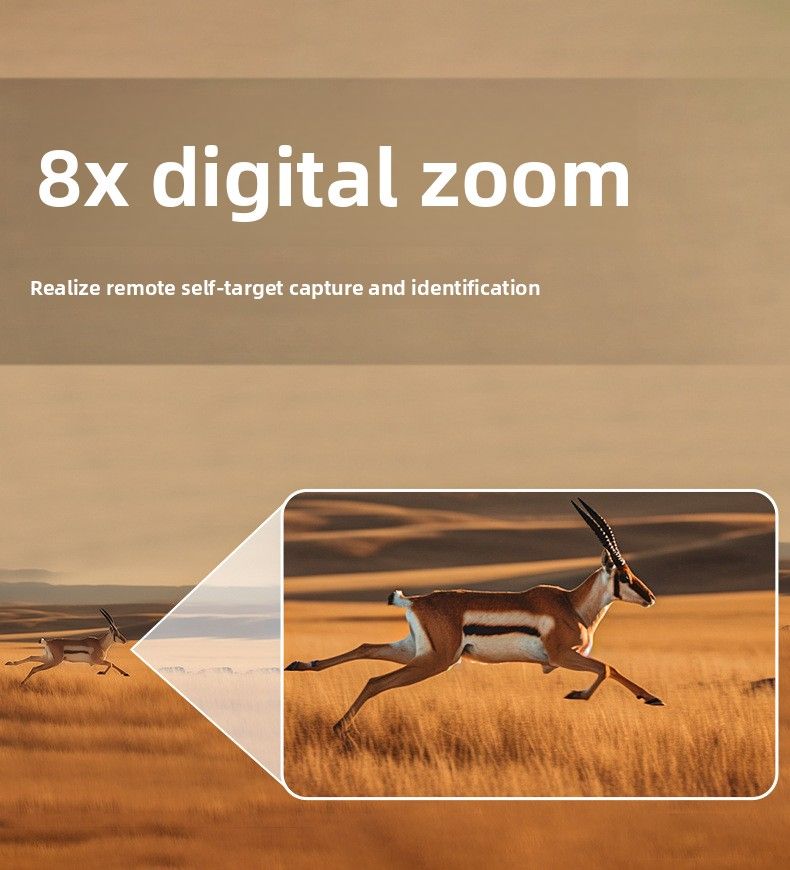 Dispositivo montato sulla testa, binocolo HD 4K con doppio schermo rotondo, occhiali da esterno, telescopio per visione notturna a infrarossi_voghion.com