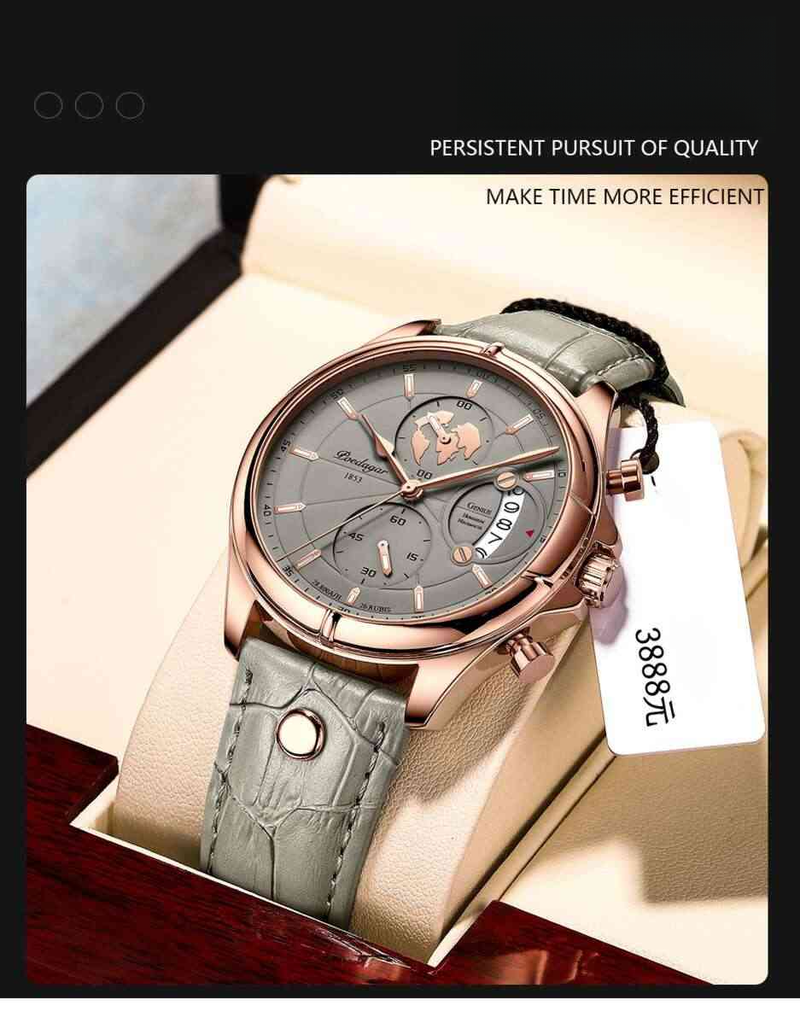 Multi functional waterproof men's watch sports quartz watch_voghion.com