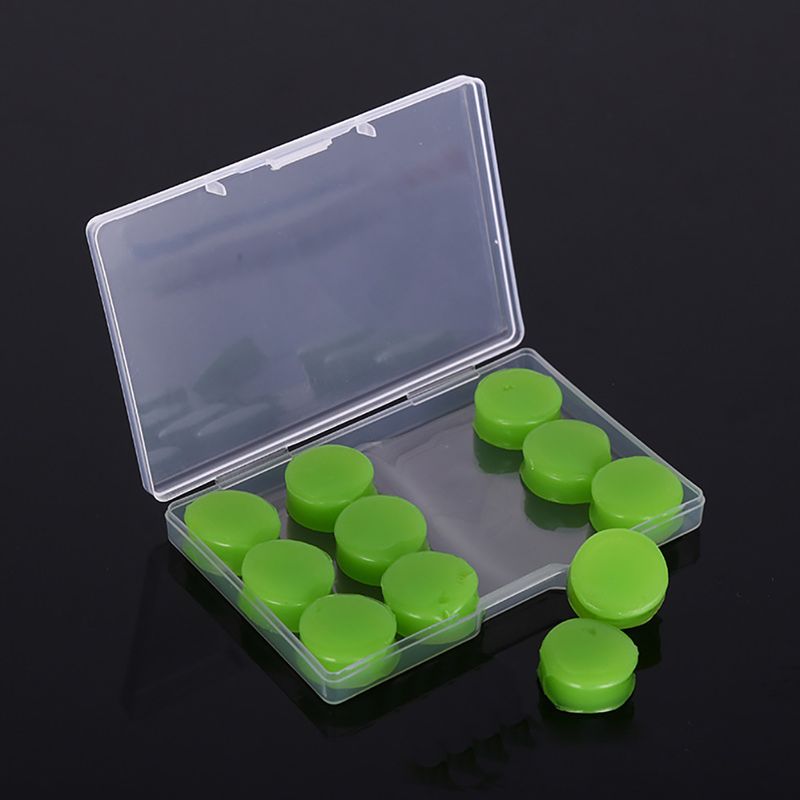 12PCS Silicone Ear Plugs Noise Reduction Sleep Anti Canceling Sound Insulation Earplug Protection Sleeping Reusable Ear Plugs_voghion.com