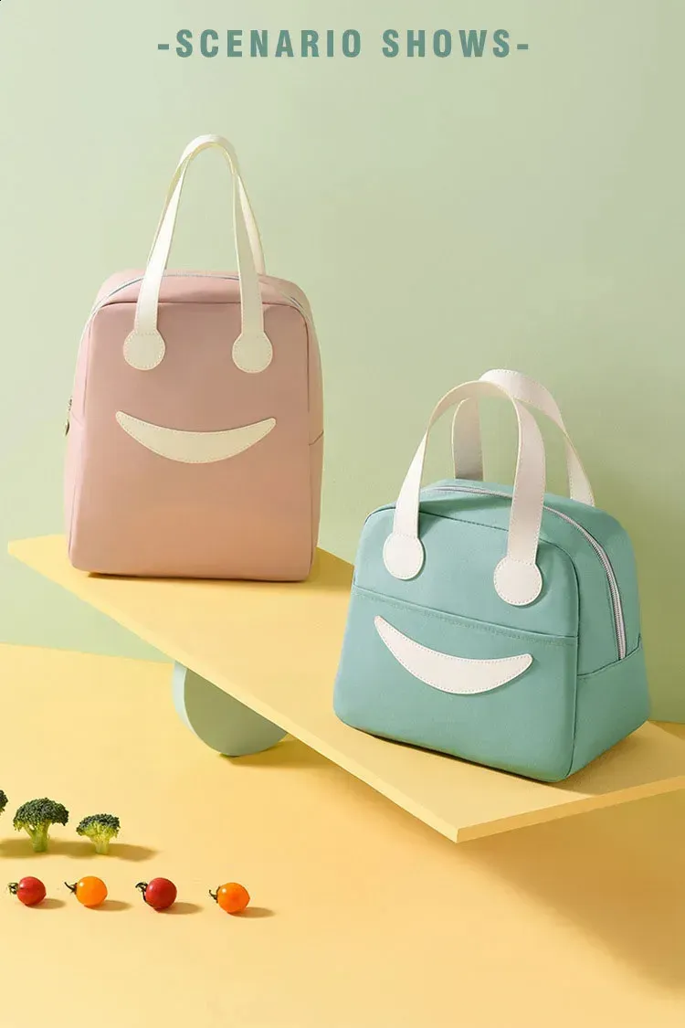 1 PCS Tragbare Lunchtasche Isolierte Gekühlte Lebensmittelsicherheit Warme Mädchen Picknick Damen 250318l_voghion.com