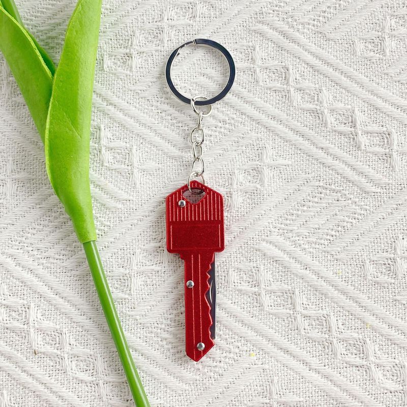Mini Multi-Tool Keychain Knife - Compact Folding Utility Blade For Outdoor, Survival & Daily Use (10 Colors, Durable Metal, Portable Safety Tool)_voghion.com