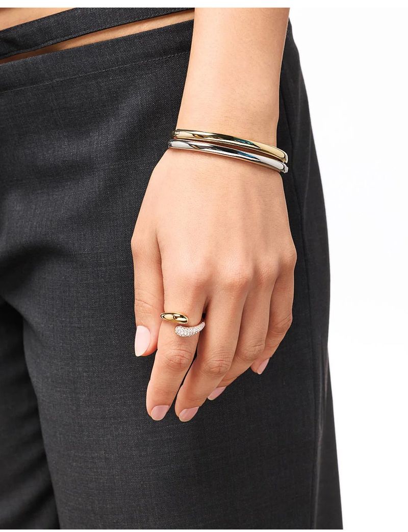 Anello da donna a forma di goccia d'acqua, leggero, di lusso, di alta qualità, alla moda, versatile, aperto, squisito anello per indice._voghion.com