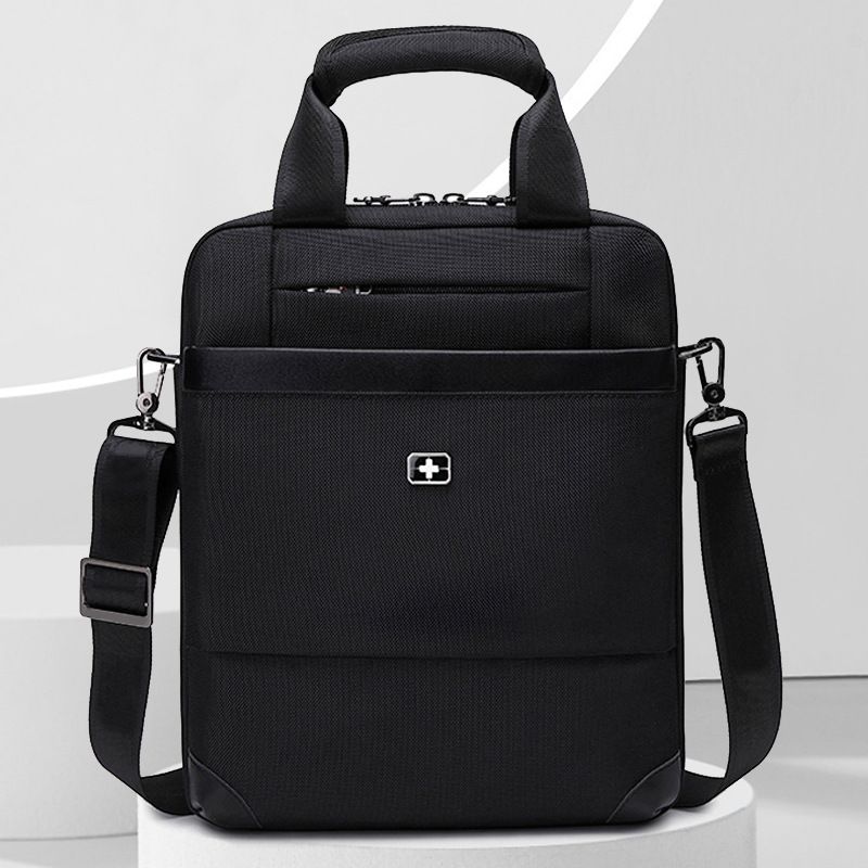 Borsa a tracolla da uomo svizzera con tracolla singola, borsa da lavoro, borsa per laptop da 13 pollici, per riunioni, documenti e ufficio_voghion.com