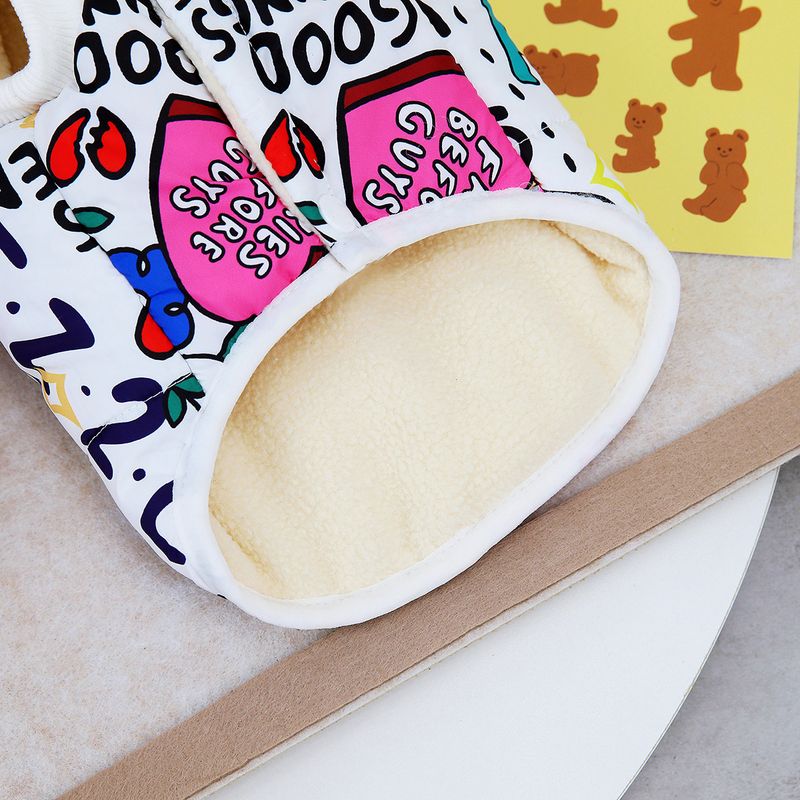 Pet clothes wholesale dog clothing Korean style pet clothing autumn and winter Teddy cat supplies 23 colorful cotton vest_voghion.com