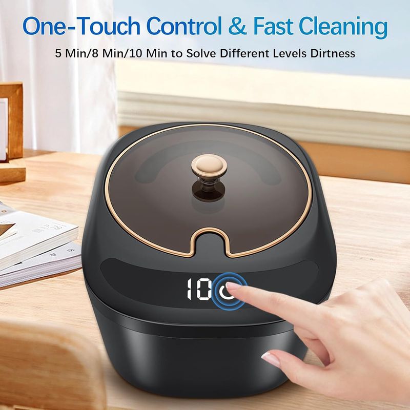 Household Appliances Cleaning Machine High Frequency Vibration Ultraviolet Light Sterilization Cleaning Machine_voghion.com