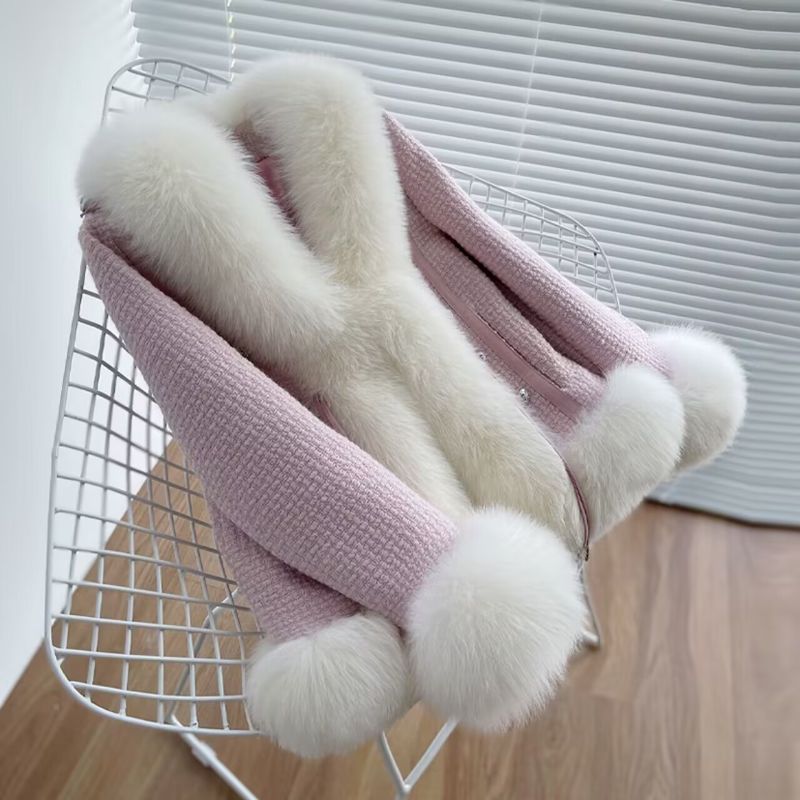 Frauen Kleidung Promi temperament heißer mädchen winter tragen neue fuchs pelz kurze weibliche dame mantel_voghion.com
