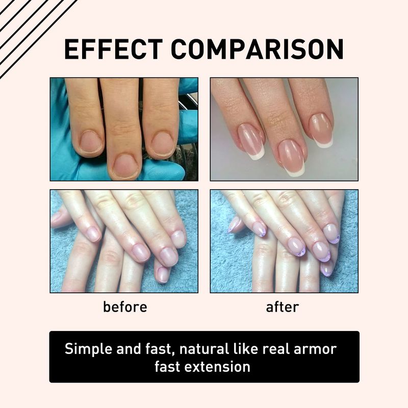 Pegamento para uñas Jaysuing Fiber Set Burst de secado rápido, duradero, resistente al agua y transparente._voghion.com