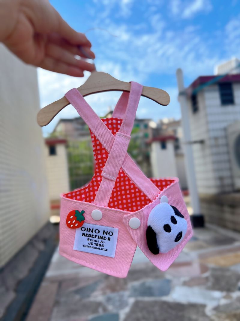Pet Denim Suspender Skirt Maltese Yorkshire Bichon Teddy Small Summer Thin Dog Clothes_voghion.com