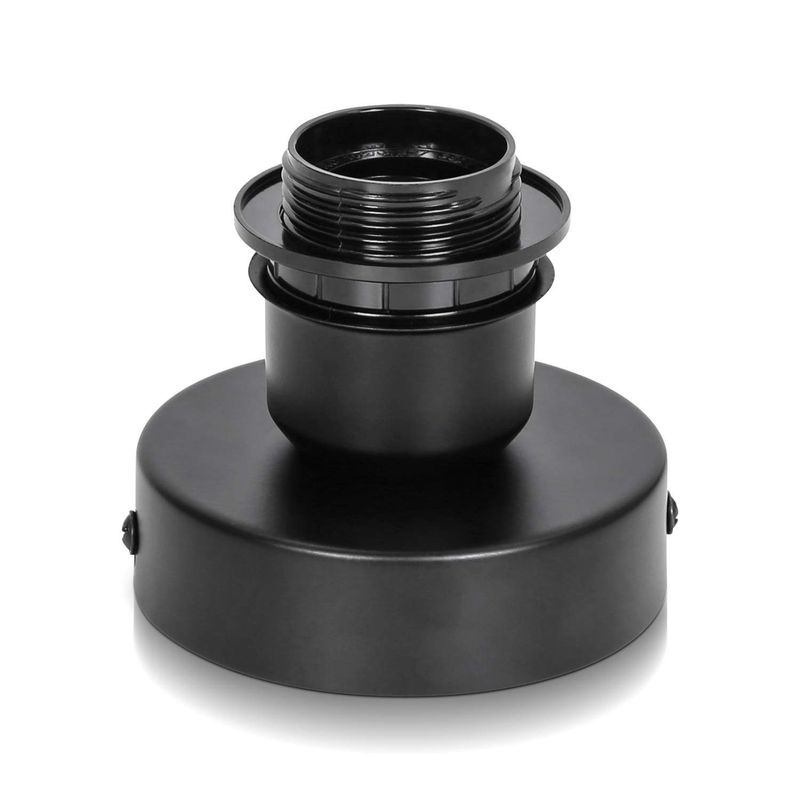 Glitzerlife Deckenlampe Vintage Deckenleuchte Schwarz - 2ER Flurlampe Metall Lampenschirm Industrial Küchenlampe E27 Fassung Max.40W Deckenbeleuchtung Für Gang_voghion.com