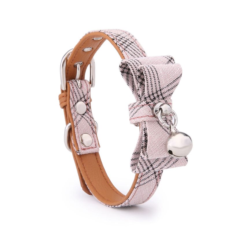 New Pet New Product Recommendation Dog Diagonal Striped Cat Bell Collar_voghion.com