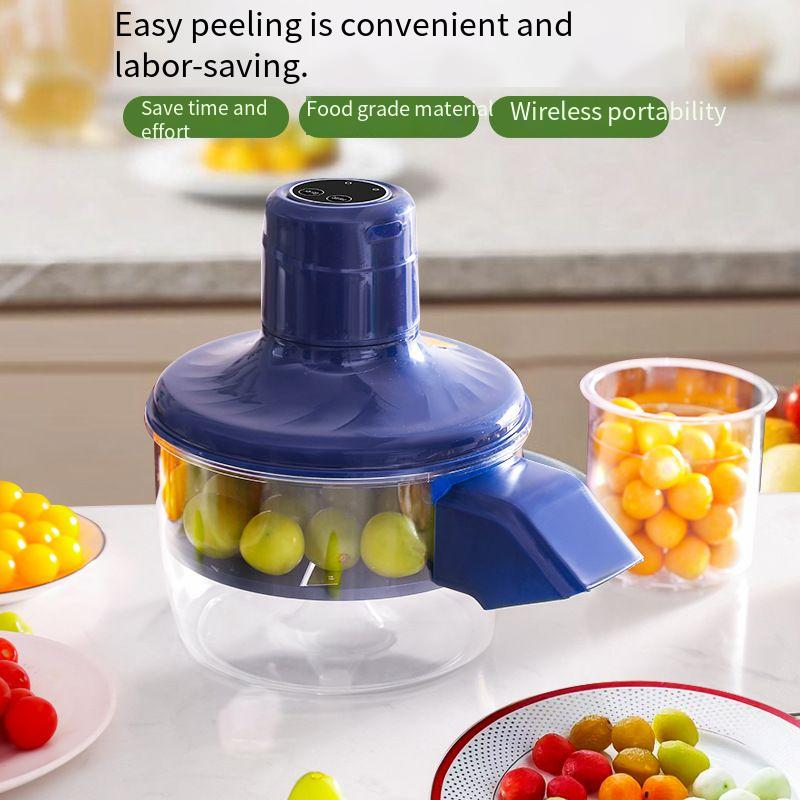 Pelador de uvas eléctrico automático para pelar frutas y verduras._voghion.com
