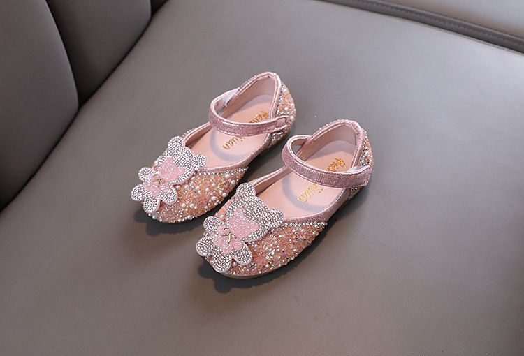Neu Damen Baby Mädchen Mädchen Prinzessin Diamant Einzelnen Schuhe Leder Schuhe Dance Performance_voghion.com