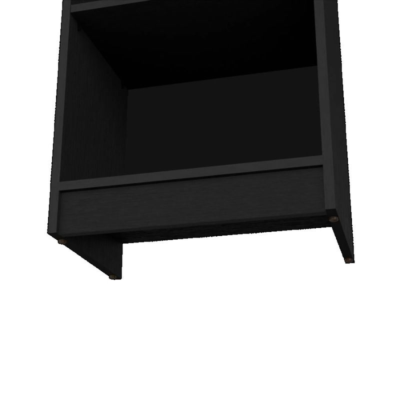 Libreria sottile nera Zachary a 5 ripiani_voghion.com