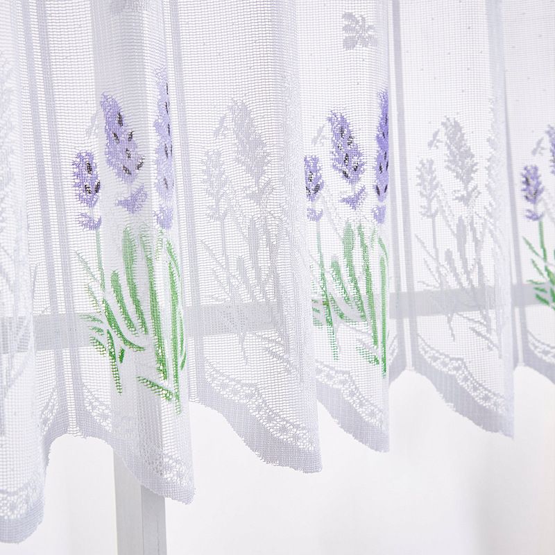 Lovely Polyester Cafe Curtains - 12 Boho Patterns (Hearts, Butterflies, Lavender), 3 Sizes, No-Sew Valance For Kitchen, Bedroom & Café_voghion.com