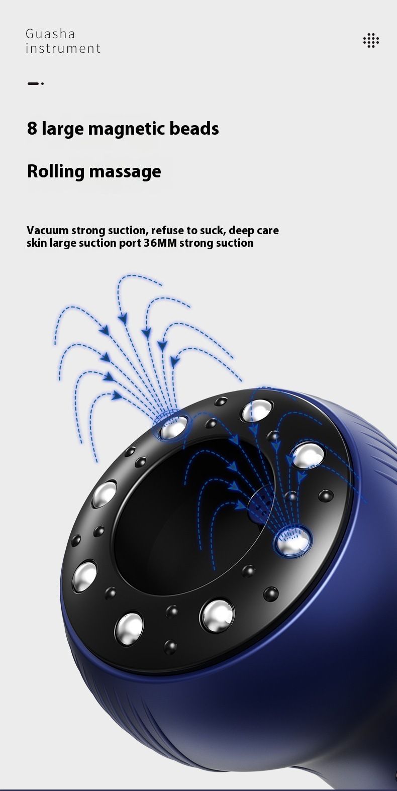 Intelligent Electric Massage And Scraping Device For Full Body Massage, With Strong Suction And Painless Second Scraping And Easy Cupping Massage_voghion.com