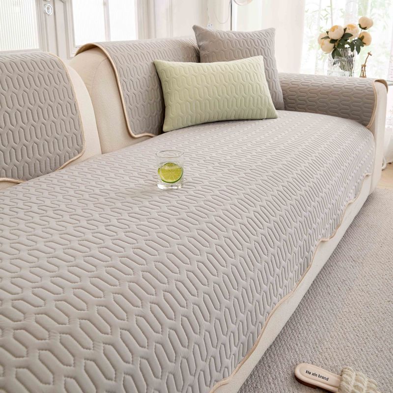 Latex Ice Silk Sofa Cushion Summer Cool Mat Cushion Simple Modern Cool Cushion Sofa Cover Summer Cover Cloth Towel_voghion.com