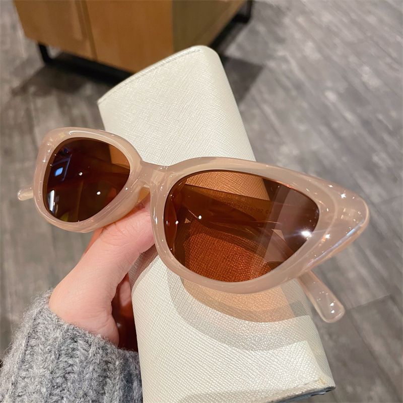 Green Same Style GM Cat Eye Small Frame Myopia For Women With Bare Skin, Thin Face, Anti UV Polarized_voghion.com