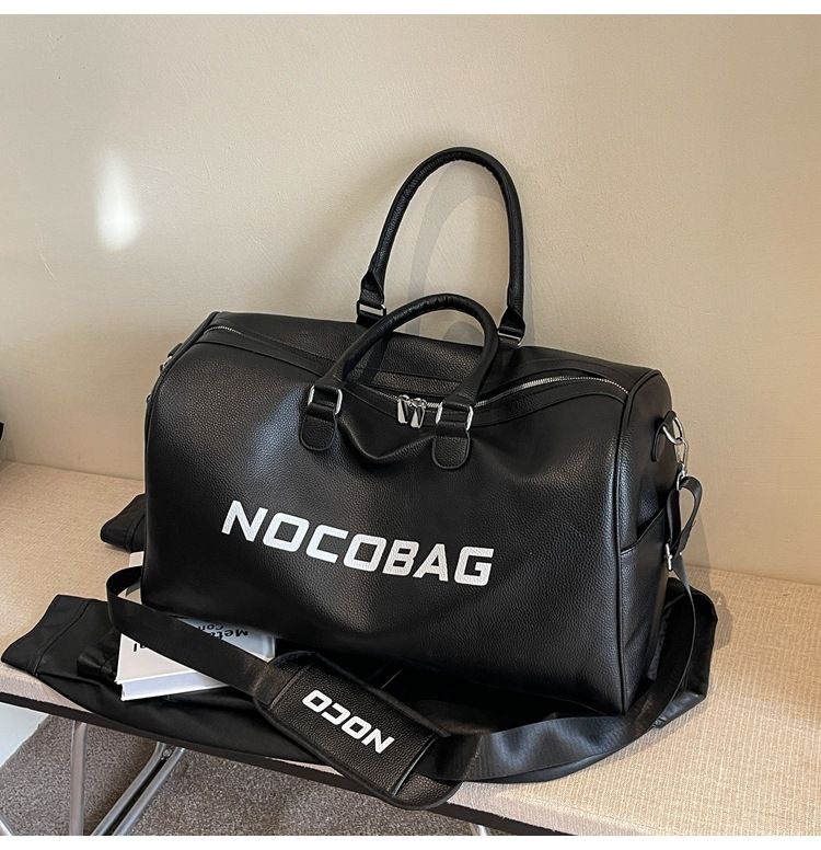 Kostengünstige Leder-Fitness-Frauen-koreanische Cross-Body-Sport-Minimalist-Briefgepäck-Reisetasche mit großer Kapazität_voghion.com