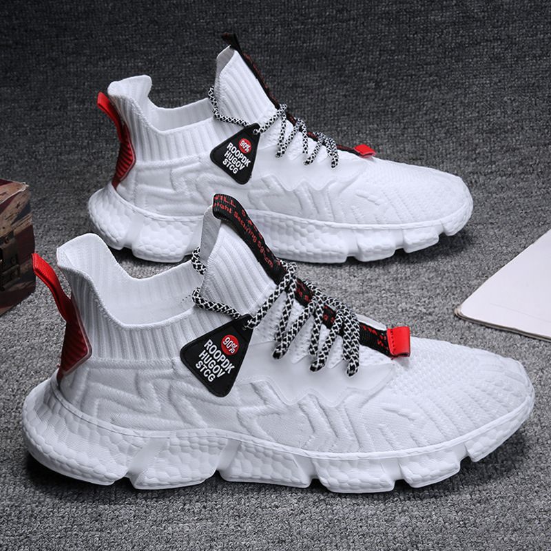 Spring Breathable Flying Woven Port Daddy Pring And Autumn All-match Men' Deodorant Meh Caual Running Coconut_voghion.com