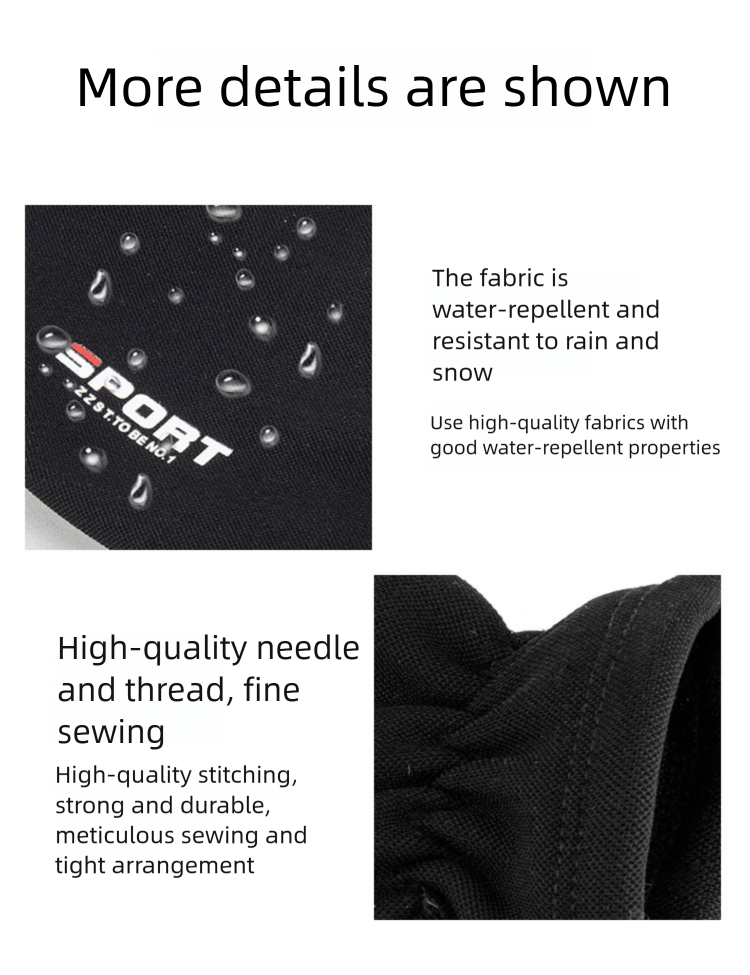 Rutschfeste, dicke Touchscreen-Handschuhe für Outdoor-Sportarten, warm für den Winter, ideal zum Radfahren und Laufen_voghion.com